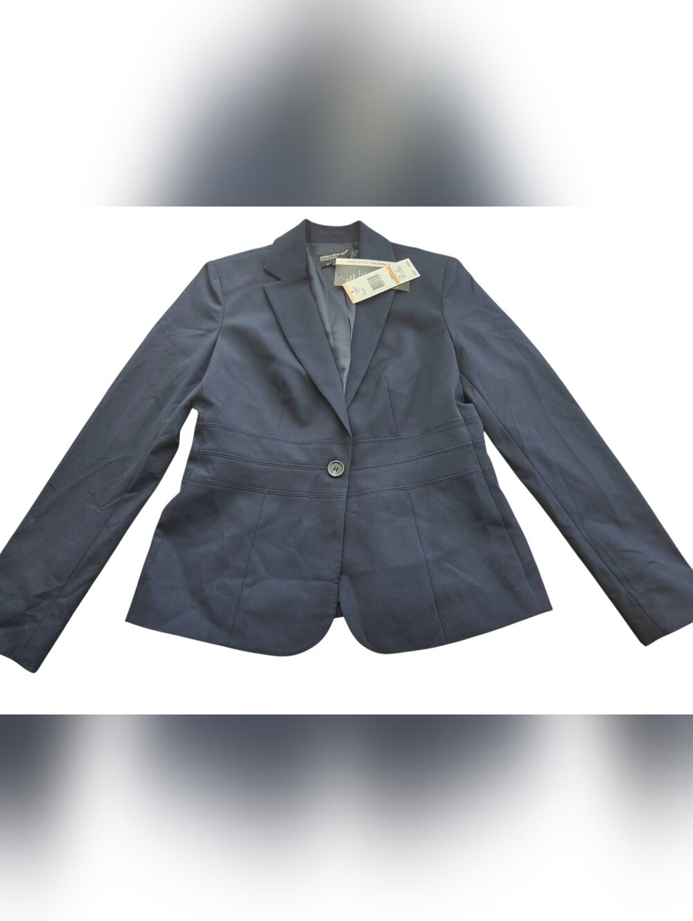 Jones New York NWT The Emma Jacket Blazer in Navy sz 2